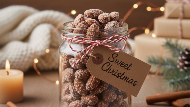 Karamelizētas mandeles attēls