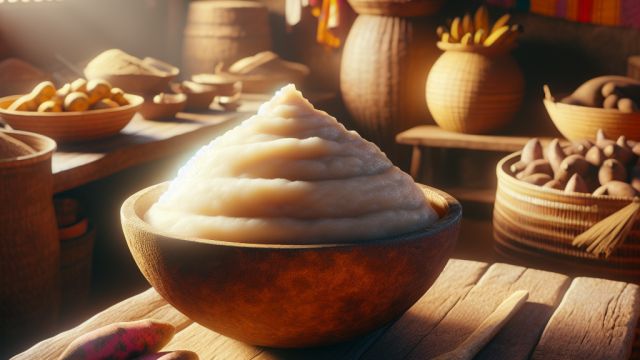 Rietumāfrikas delikatese - Fufu attēls