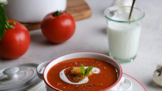 Sildošā tomātu krēmzupa attēls