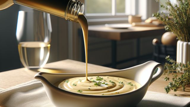 Vin blanc mērce attēls